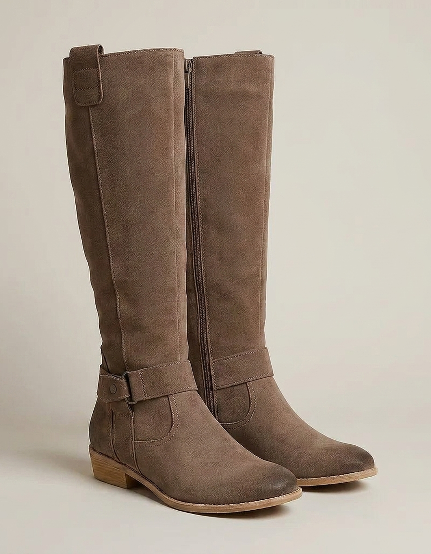 PLUXSTYLE::numise::all-season-non-slip-boots::pack-brown