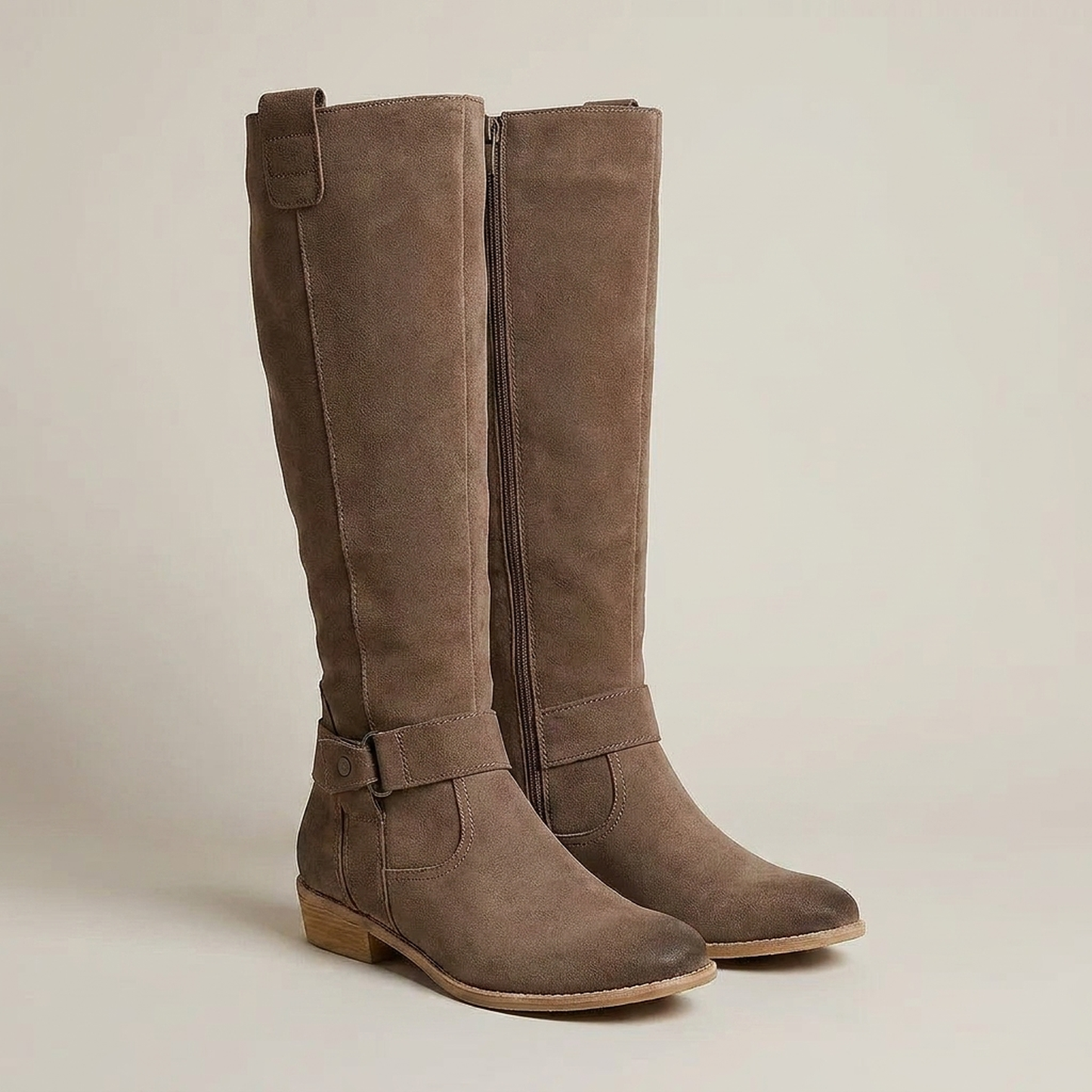 PLUXSTYLE::numise::all-season-non-slip-boots::pack-brown