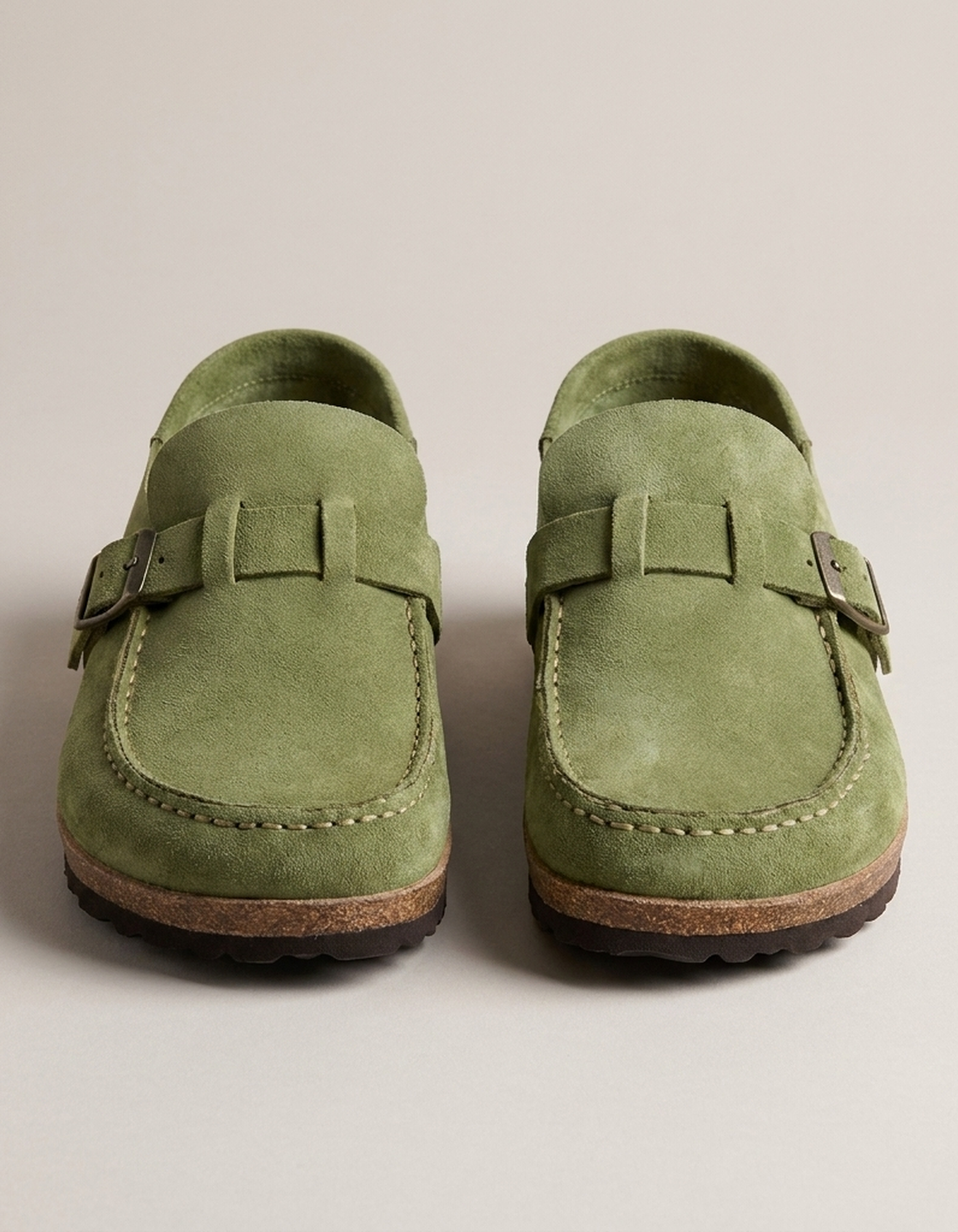 PLUXSTYLE::numise::refined-orthopedic-loafers::pack-green