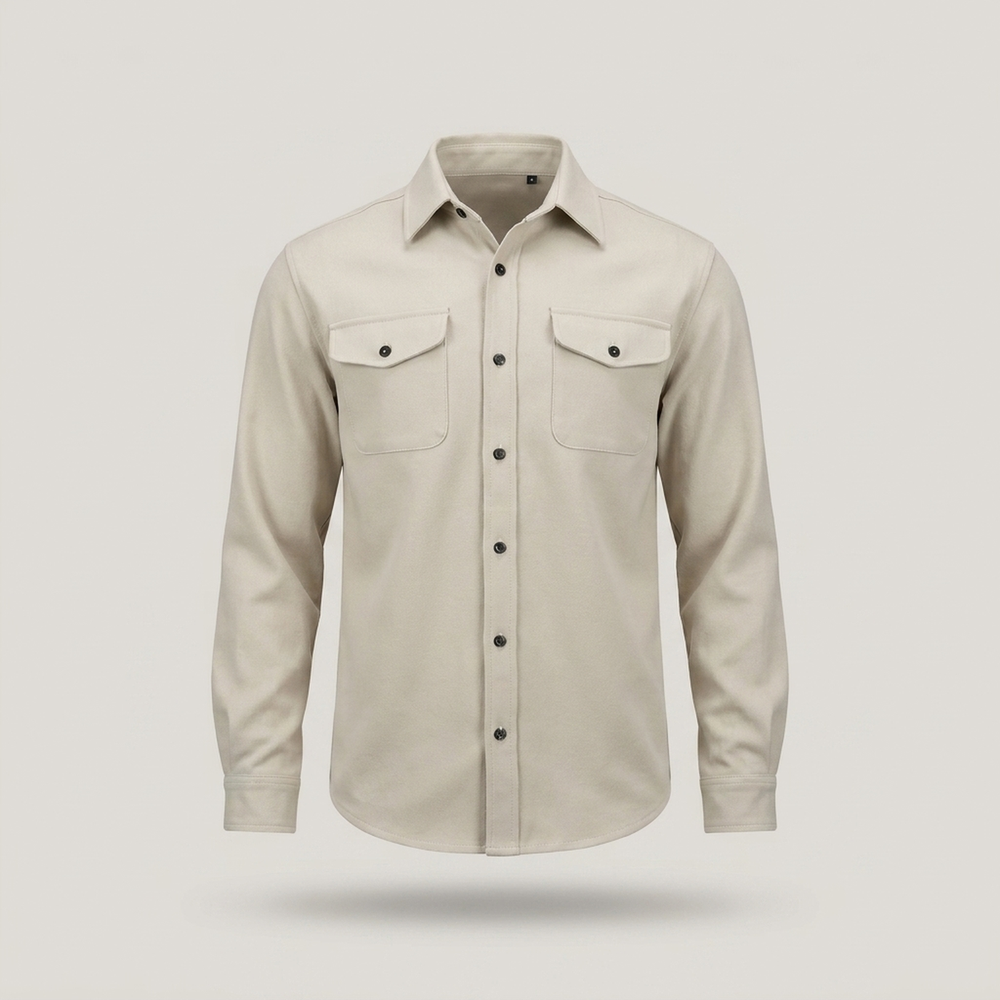 PLUXSTYLE::numise::mens-relaxed-button-up-top::pack-cream