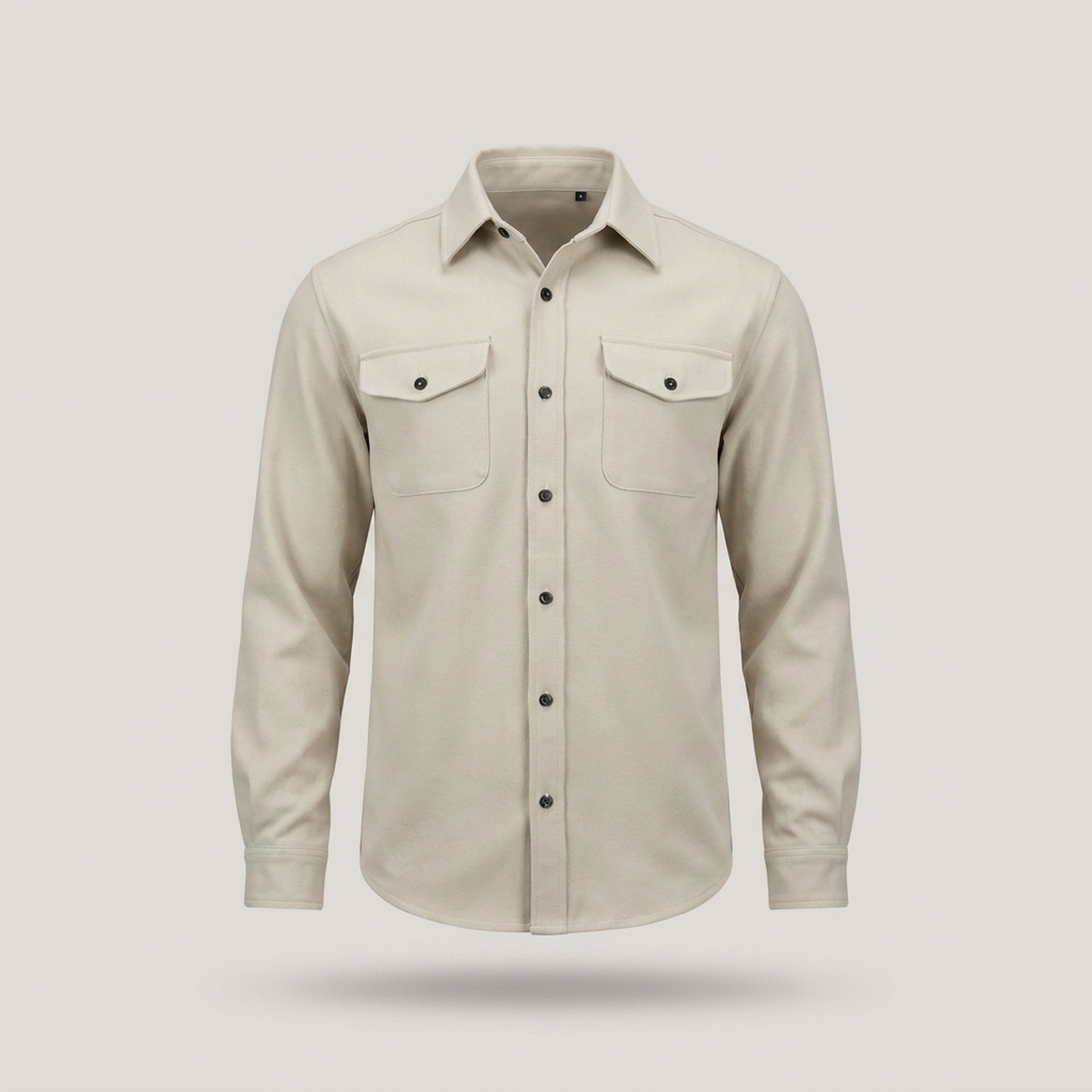 PLUXSTYLE::numise::mens-relaxed-button-up-top::pack-cream