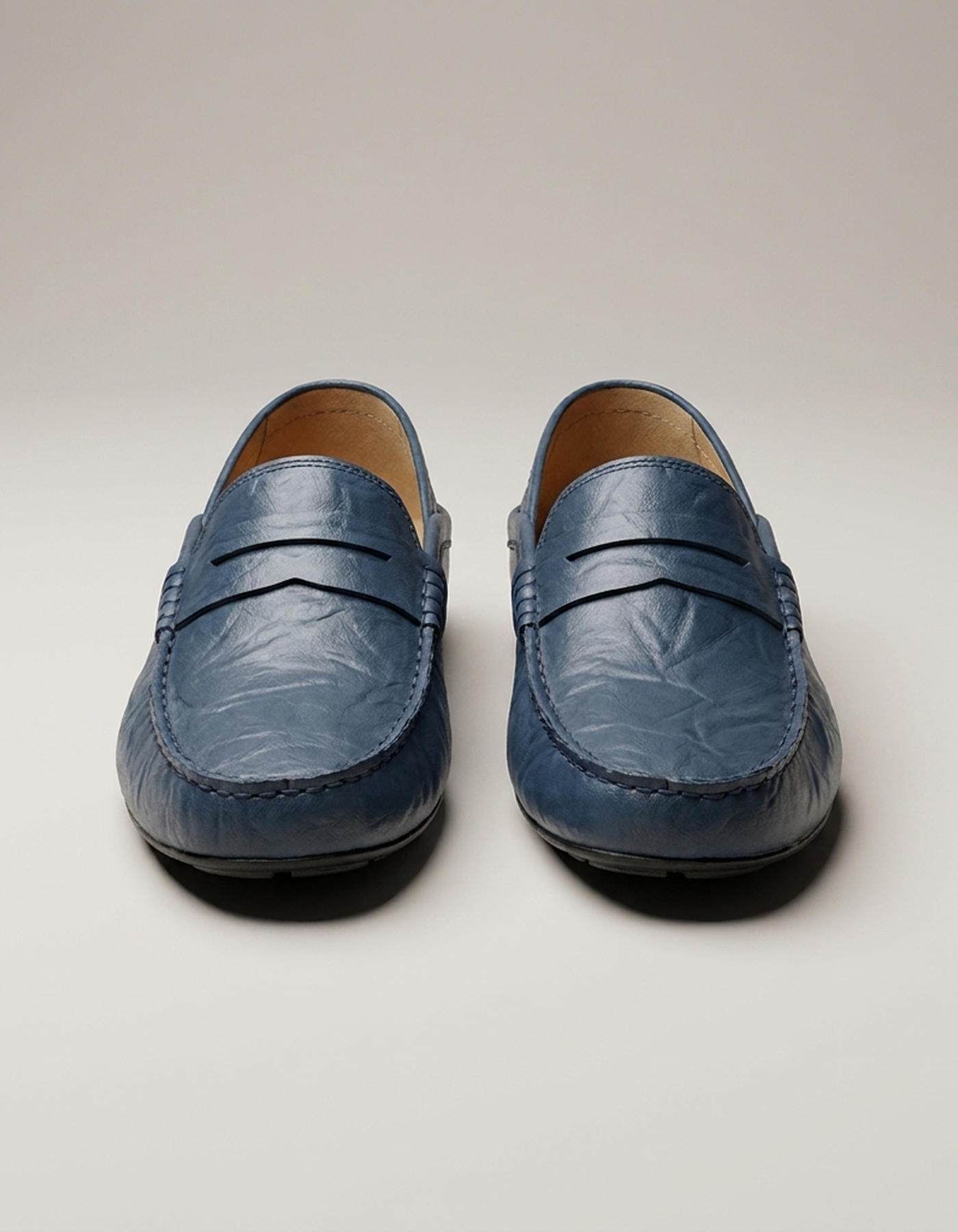 PLUXSTYLE::numise::mens-contrast-stitch-penny-loafers-1::pack-blue