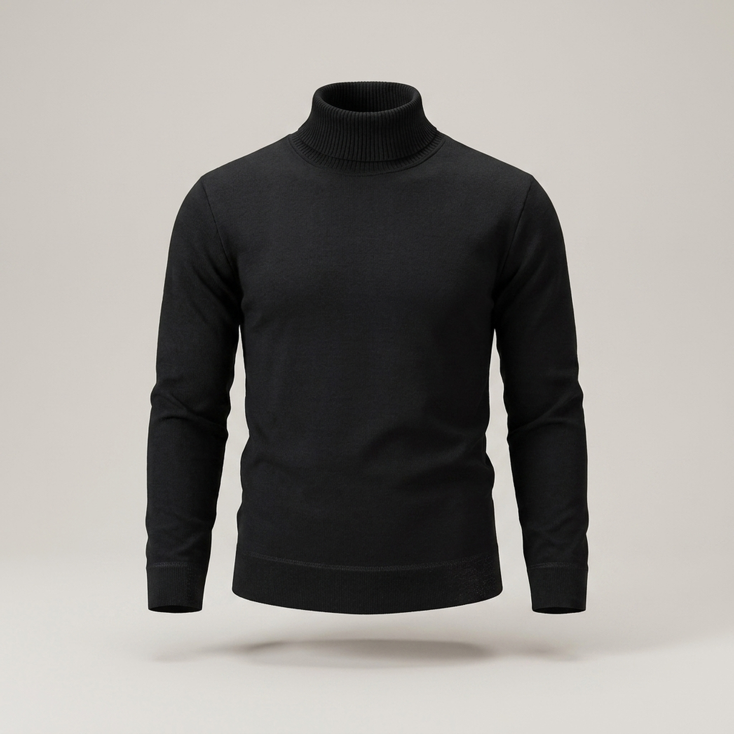 PLUXSTYLE::numise::mens-classic-turtleneck-sweater::pack-black