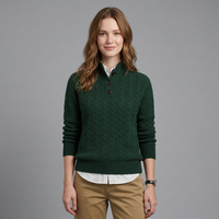 Flattering Fit Button-Up Sweater