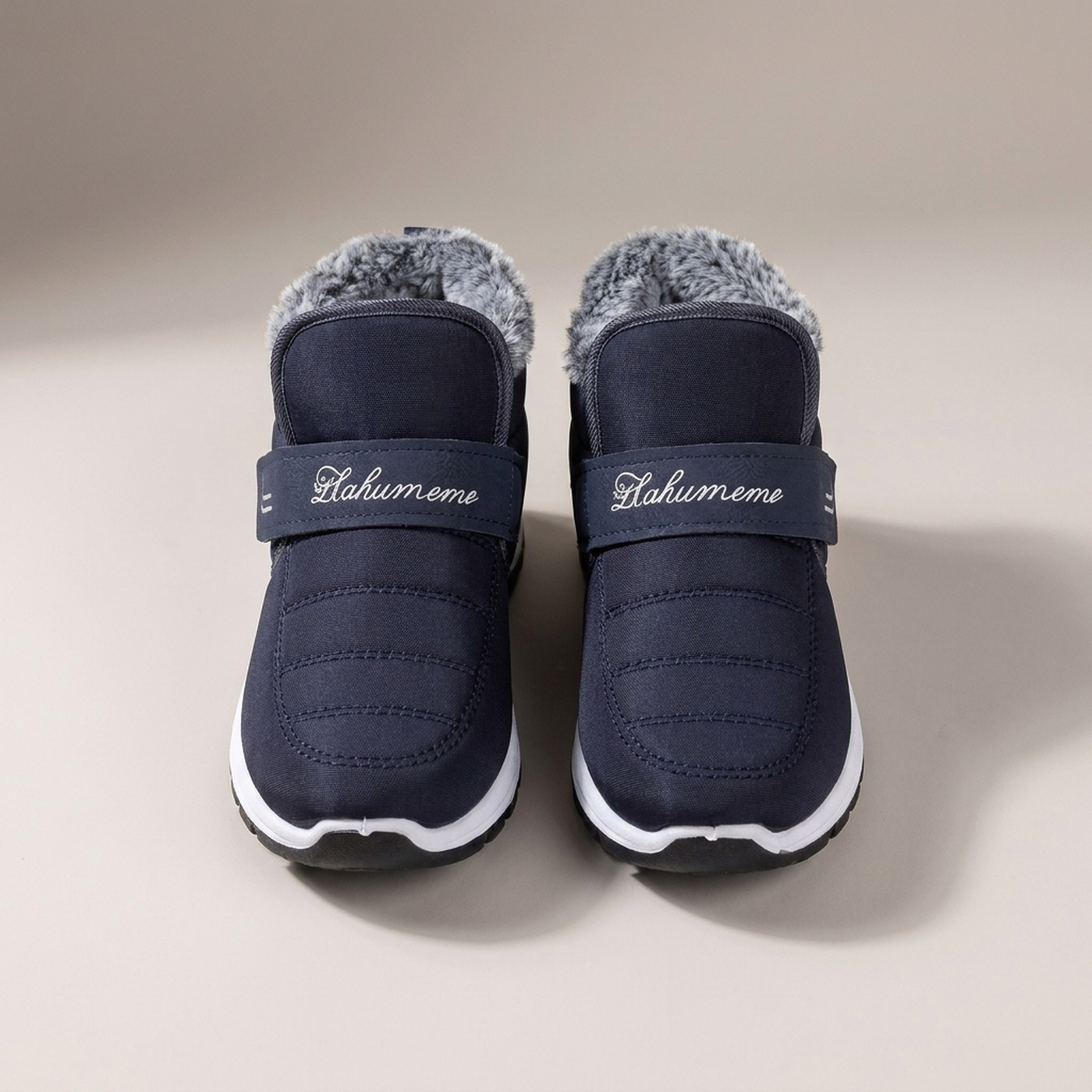 PLUXSTYLE::numise::womens-slip-on-snow-boots::pack-blue