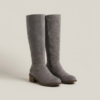 PLUXSTYLE::numise::cosette-wide-calf-knee-high-boots::pack-grey