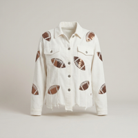 PLUXSTYLE::numise::game-day-sequin-parka::pack-white
