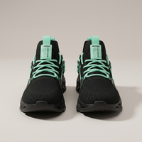 PLUXSTYLE::numise::mens-blade-sole-chunky-sneakers::pack-black