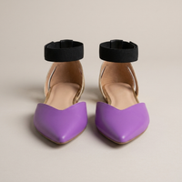 PLUXSTYLE::numise::two-tone-pointed-toe-table::pack-purple