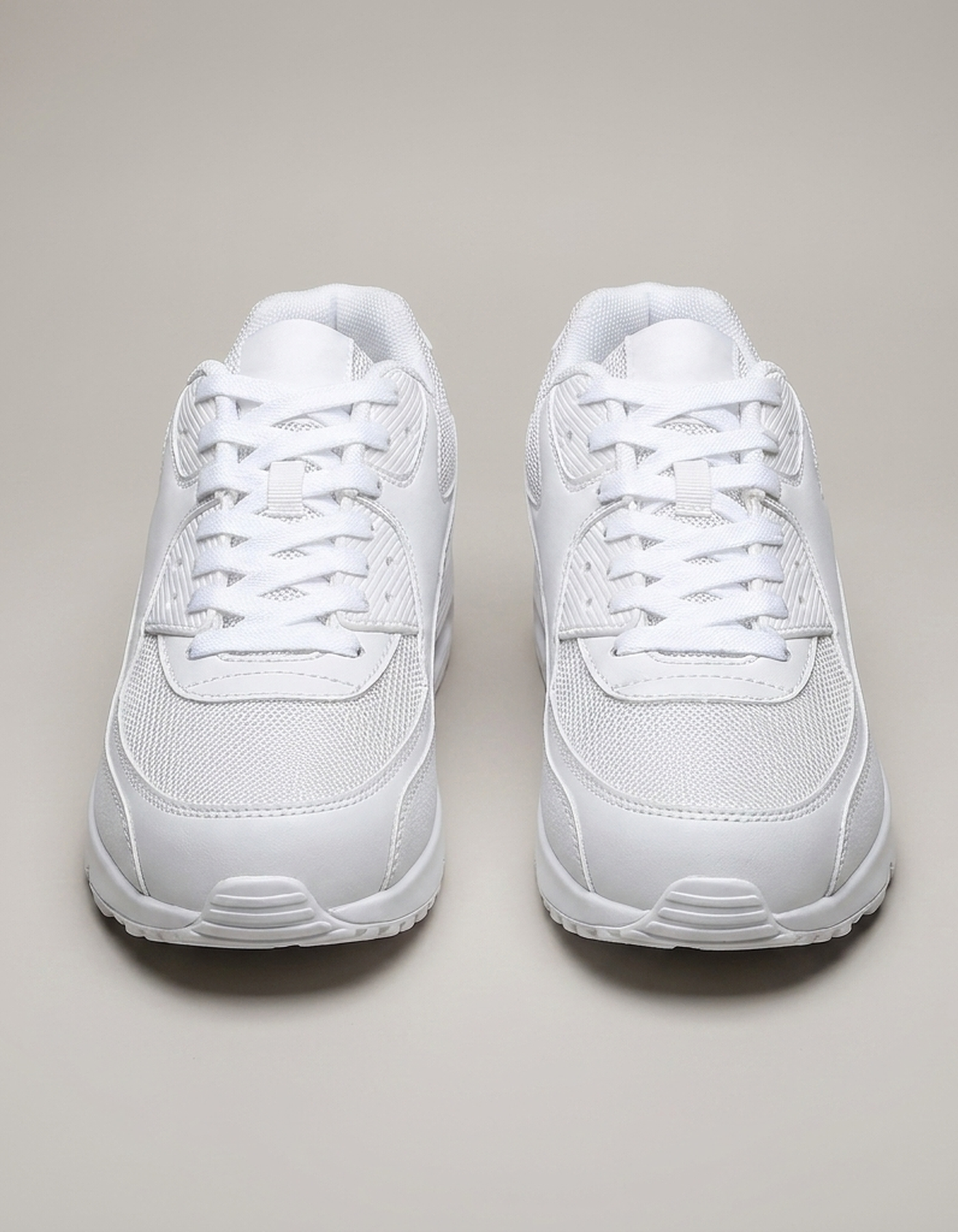 PLUXSTYLE::numise::mens-air-cushioned-walking-shoes::pack-white