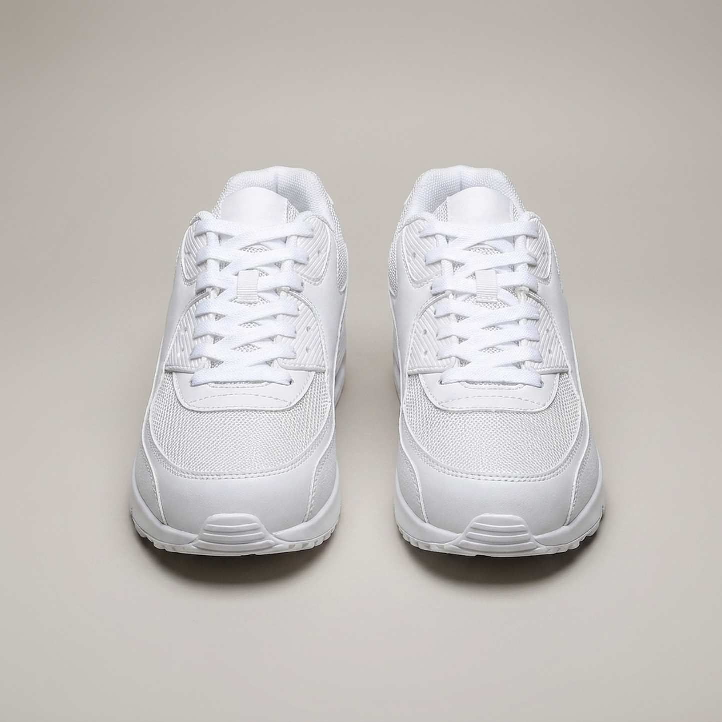 PLUXSTYLE::numise::mens-air-cushioned-walking-shoes::pack-white