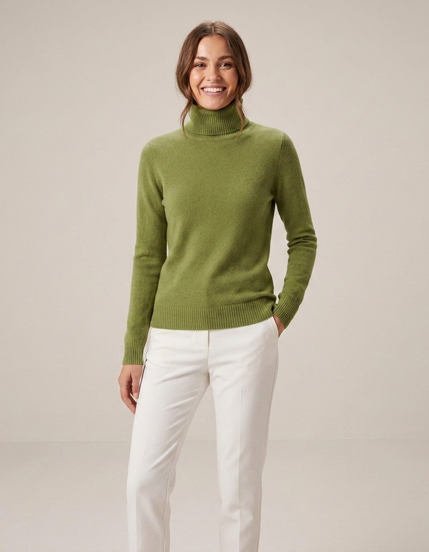 PLUXSTYLE::numise::aurora-slim-fit-turtleneck-sweater::front