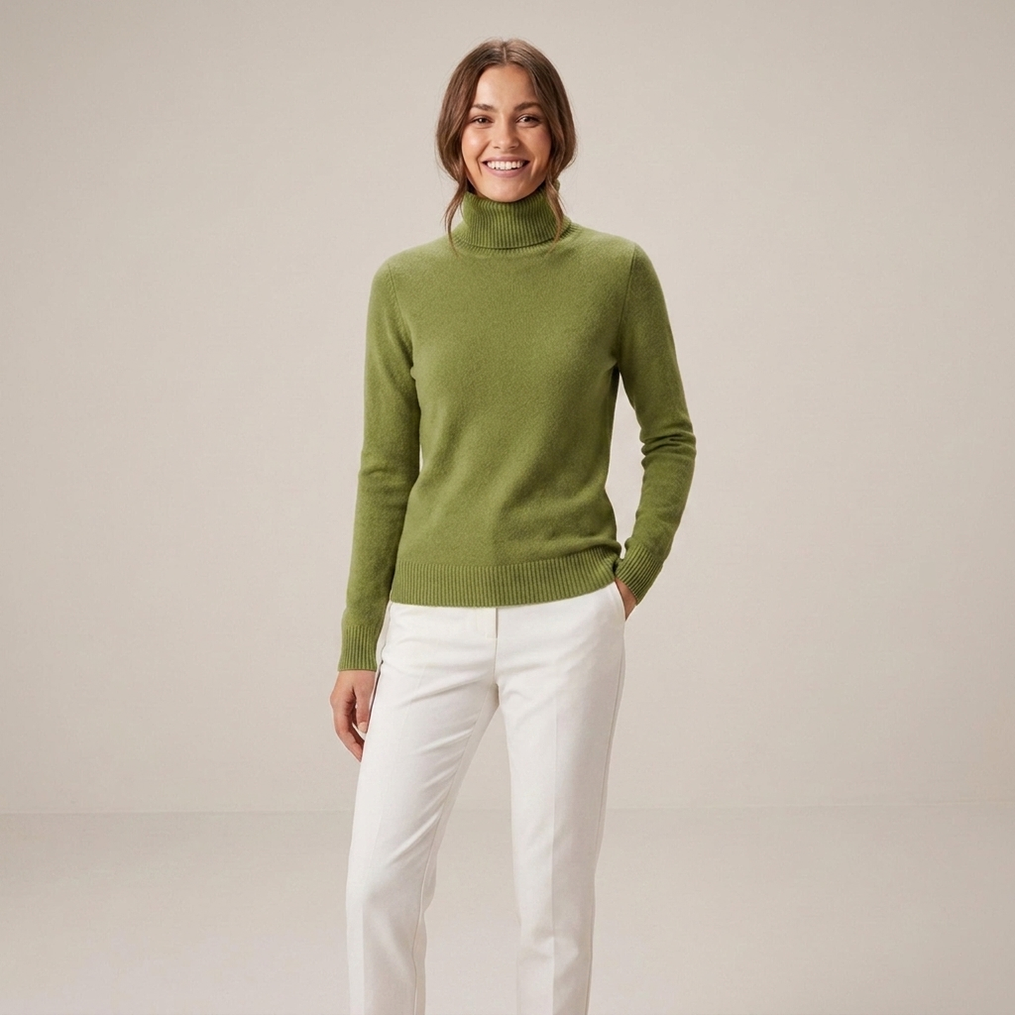 PLUXSTYLE::numise::aurora-slim-fit-turtleneck-sweater::front