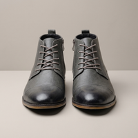 PLUXSTYLE::numise::mens-relaxed-chelsea-footwear::pack-grey