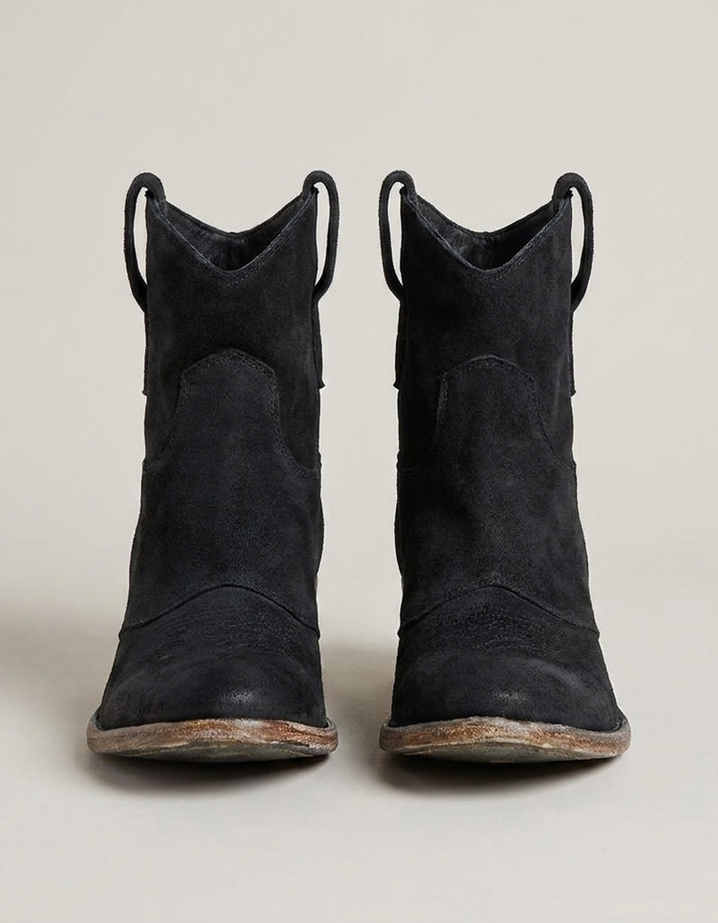 PLUXSTYLE::numise::alessia-western-ankle-boots::pack-black