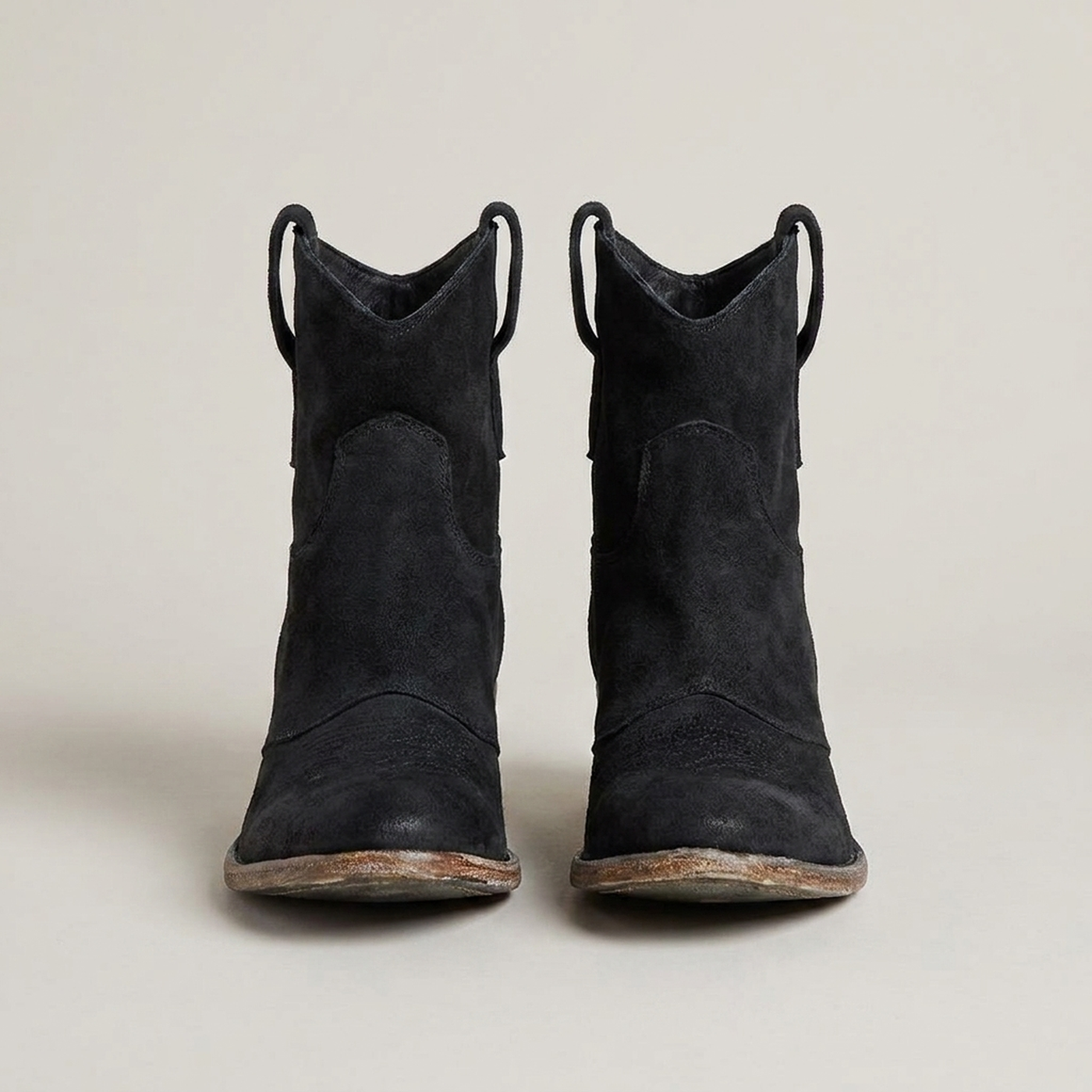 PLUXSTYLE::numise::alessia-western-ankle-boots::pack-black