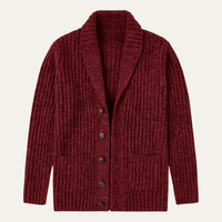Chunky Texture Collar Cardigan