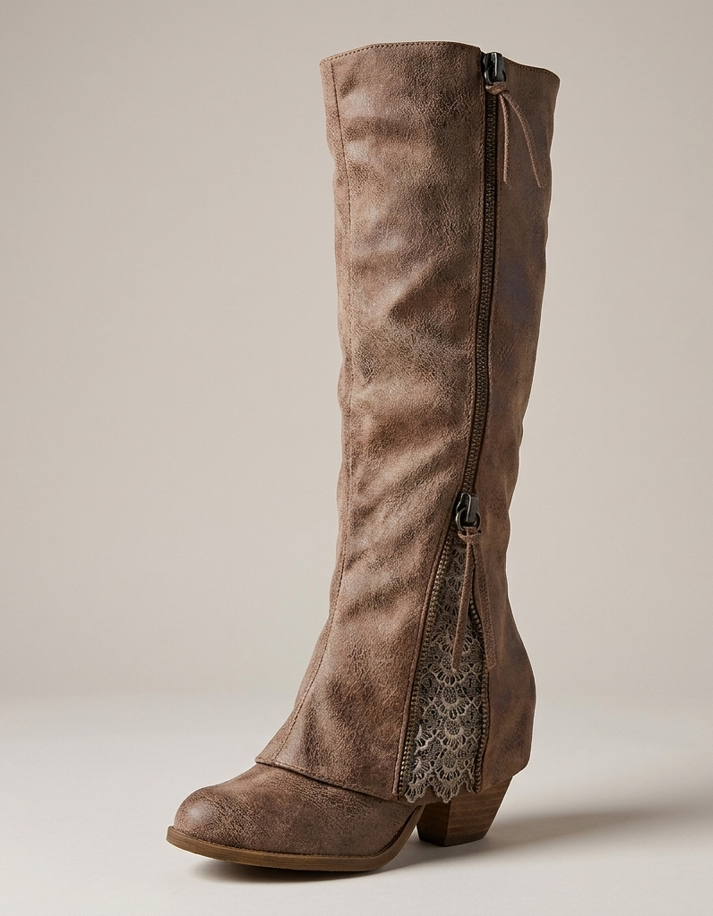 PLUXSTYLE::numise::moana-block-heel-knee-high-boots::closeup-hero