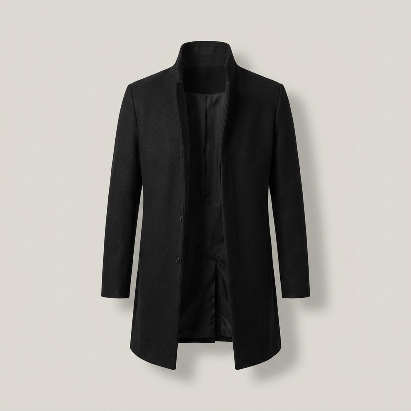 PLUXSTYLE::numise::mens-slim-fit-parka::pack-black