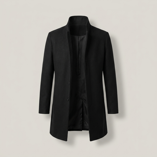 PLUXSTYLE::numise::mens-slim-fit-parka::pack-black