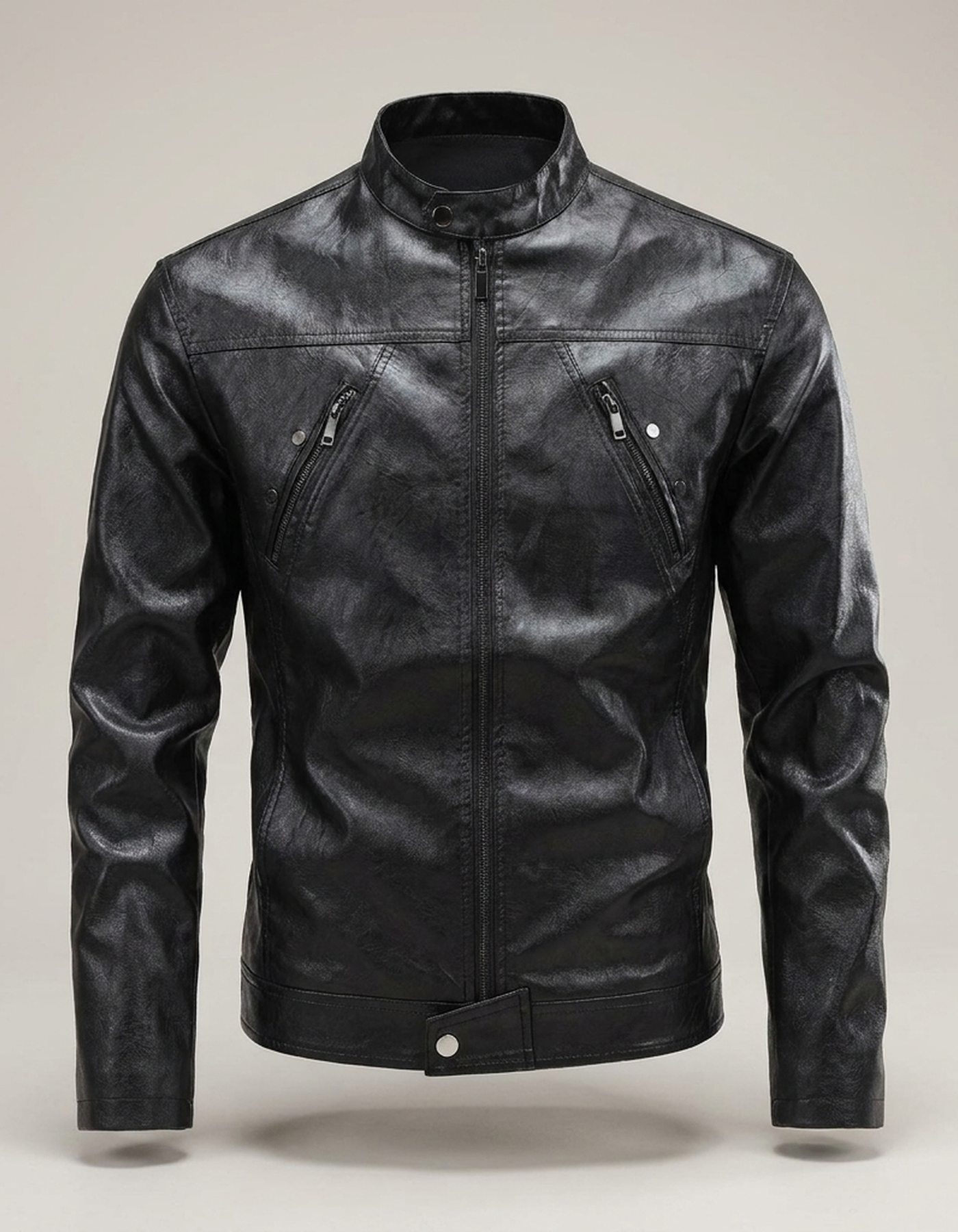 PLUXSTYLE::numise::mens-tailored-aviator-parka::pack-black