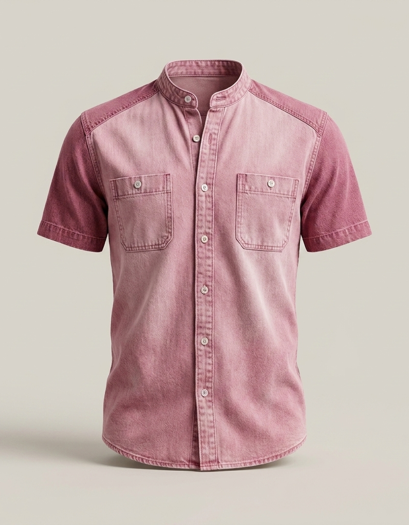 PLUXSTYLE::numise::mens-easy-fit-henley-top::pack-pink