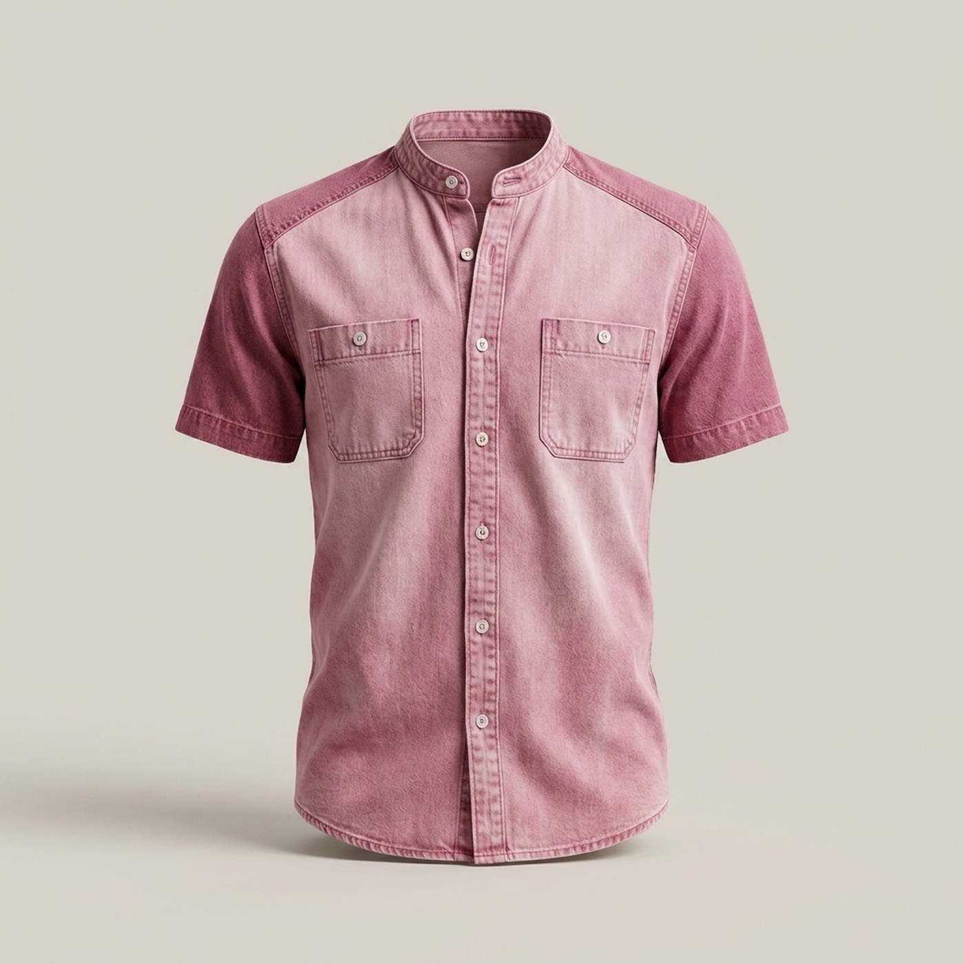 PLUXSTYLE::numise::mens-easy-fit-henley-top::pack-pink