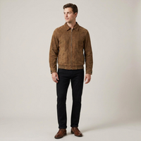 PLUXSTYLE::numise::mens-slim-fit-bomber-parka::front