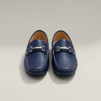 PLUXSTYLE::numise::mens-cushioned-dress-loafers::pack-navy-blue