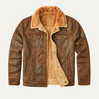 Mason | Men's Suede Trucker Winter Jacket