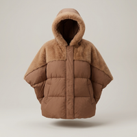 PLUXSTYLE::numise::quilted-hooded-winter-parka::pack-brown