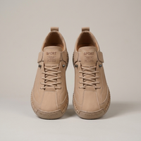 PLUXSTYLE::numise::womens-elastic-panel-trainers::pack-beige