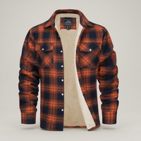 PLUXSTYLE::numise::everyday-plaid-parka::pack-orange