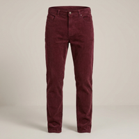 PLUXSTYLE::numise::mens-slim-straight-leg-pants::pack-burgundy