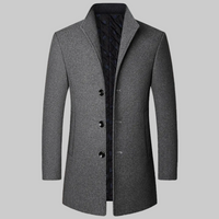 Grayson | Men's Winter Long Coat with Insulated Lining
