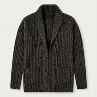 Chunky Texture Collar Cardigan