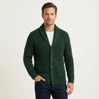 Chunky Texture Collar Cardigan