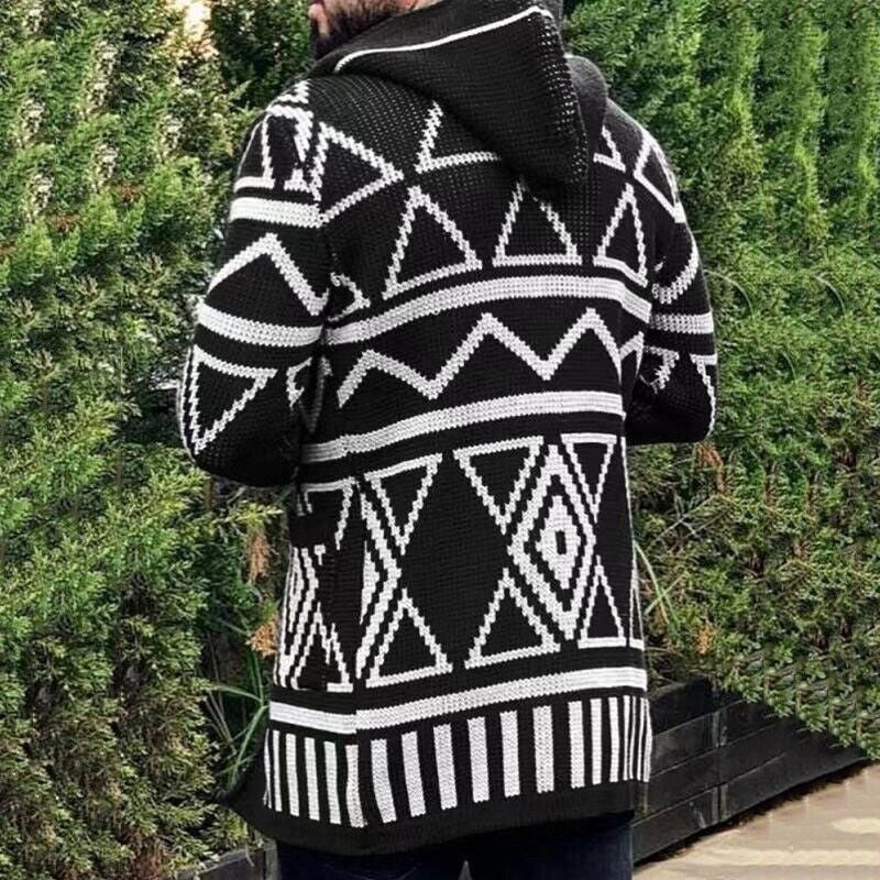 PLUXSTYLE::numise::adam-geometric-hooded-cardigan::lifestyle-keep-2