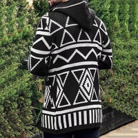 PLUXSTYLE::numise::adam-geometric-hooded-cardigan::lifestyle-keep-2