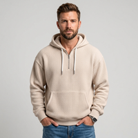Grayson | Men's Waffle Knit Quarter-Zip Hoodie