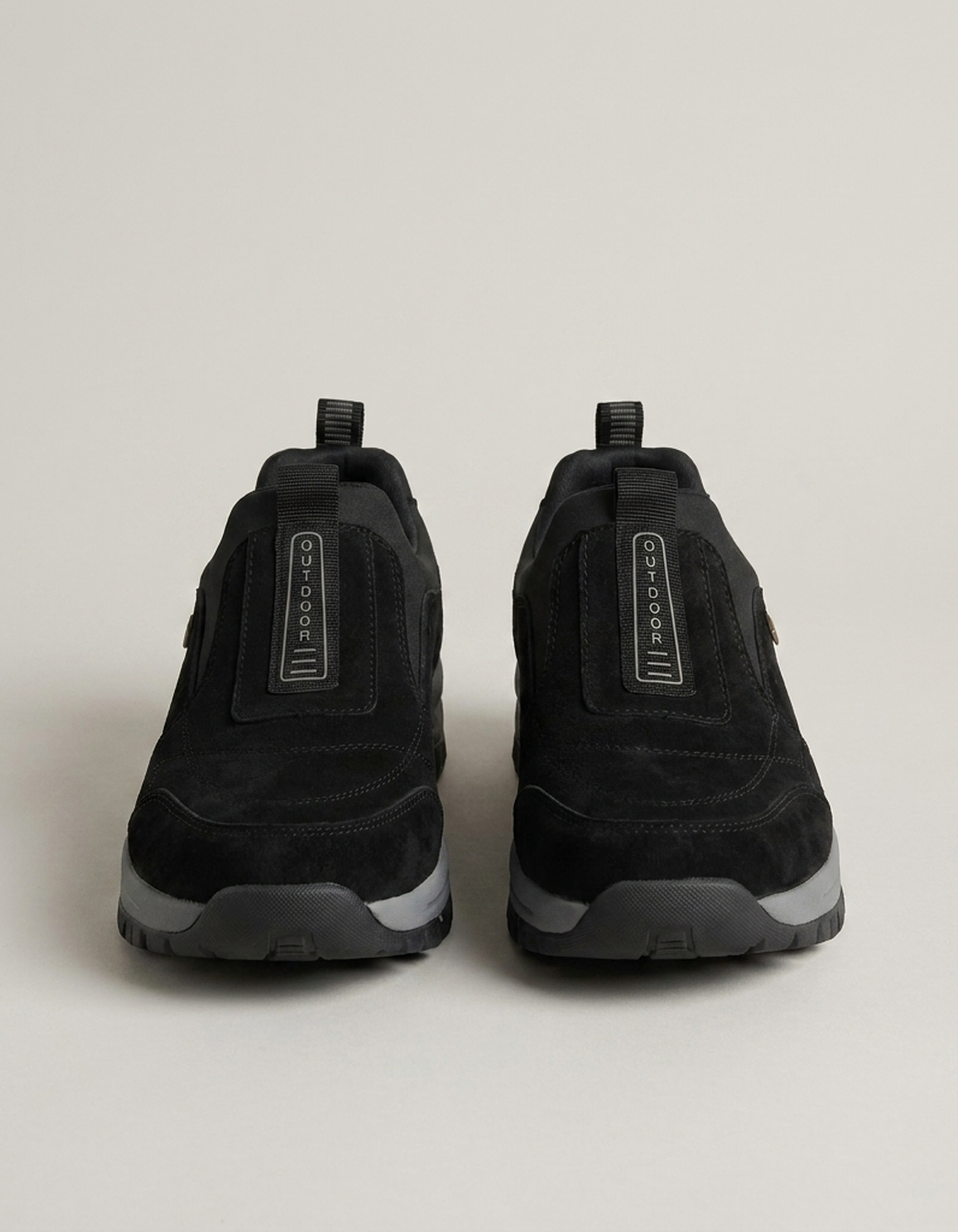 PLUXSTYLE::numise::mens-cushioned-slip-on-walking-shoes::pack-black
