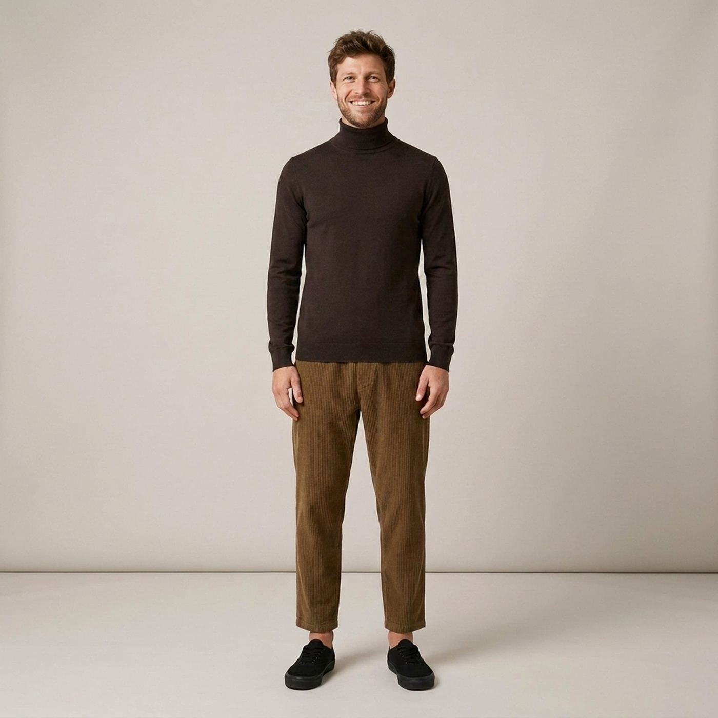 PLUXSTYLE::numise::mens-classic-turtleneck-sweater::front