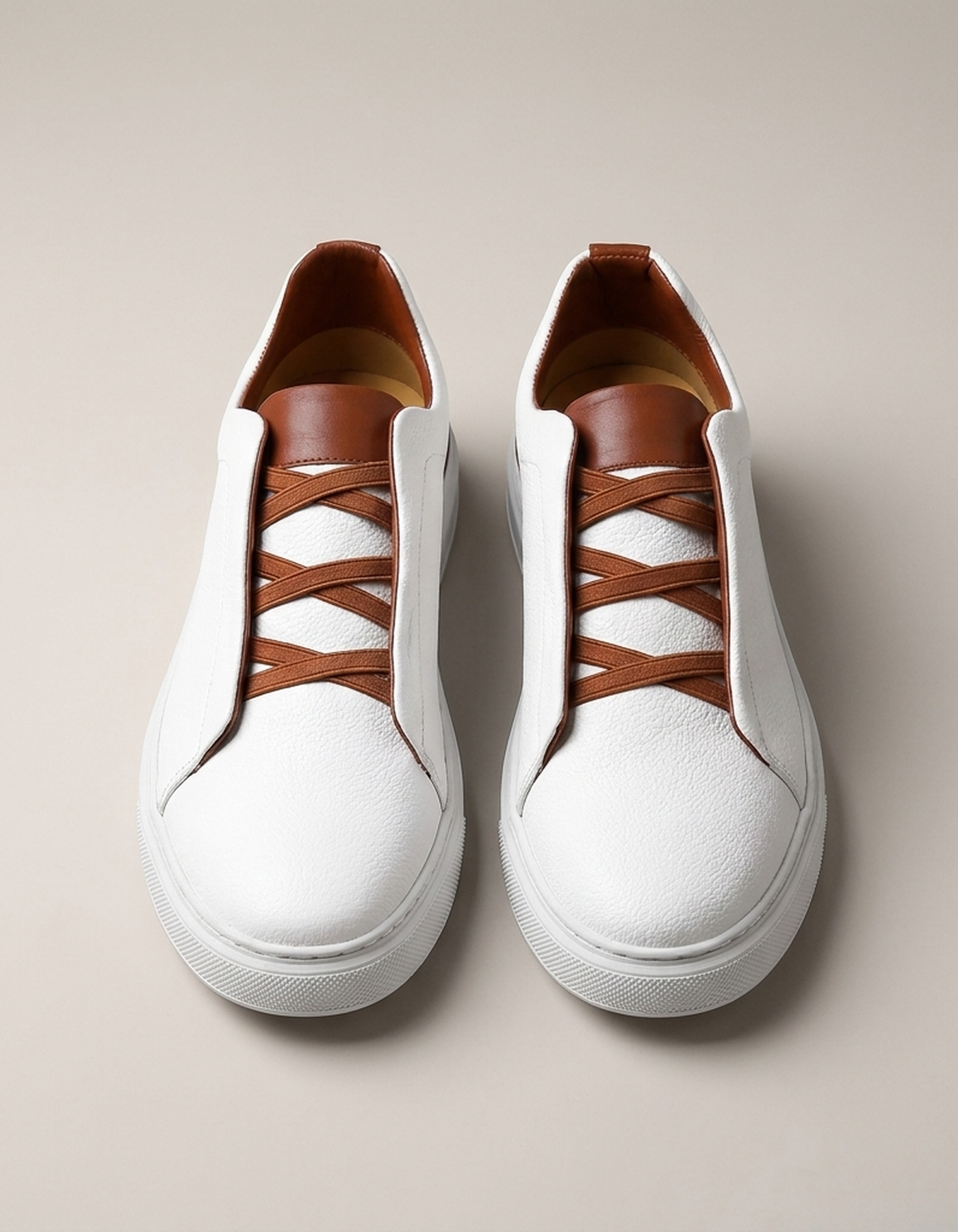 PLUXSTYLE::numise::heritage-crossover-sneakers::pack-white