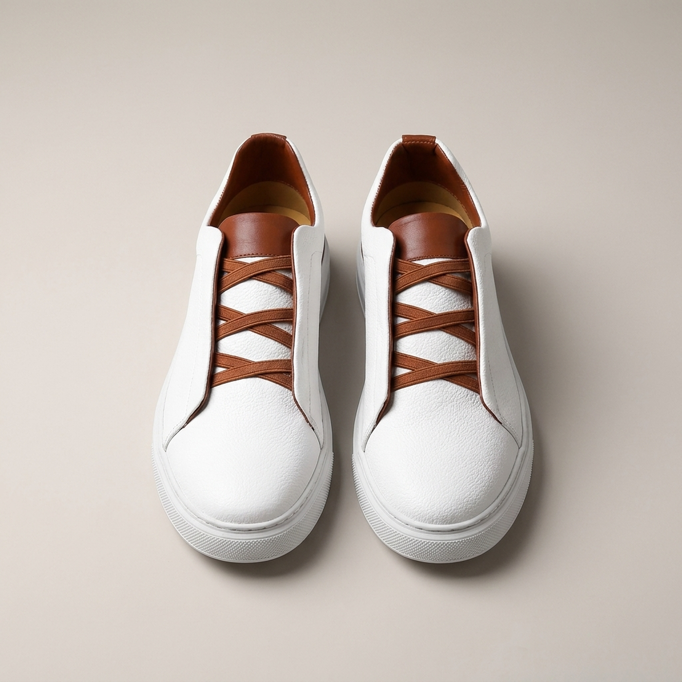 PLUXSTYLE::numise::heritage-crossover-sneakers::pack-white