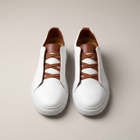 PLUXSTYLE::numise::heritage-crossover-sneakers::pack-white
