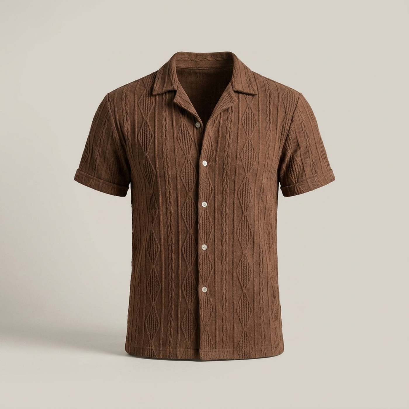 PLUXSTYLE::numise::mens-short-sleeve-top::pack-brown