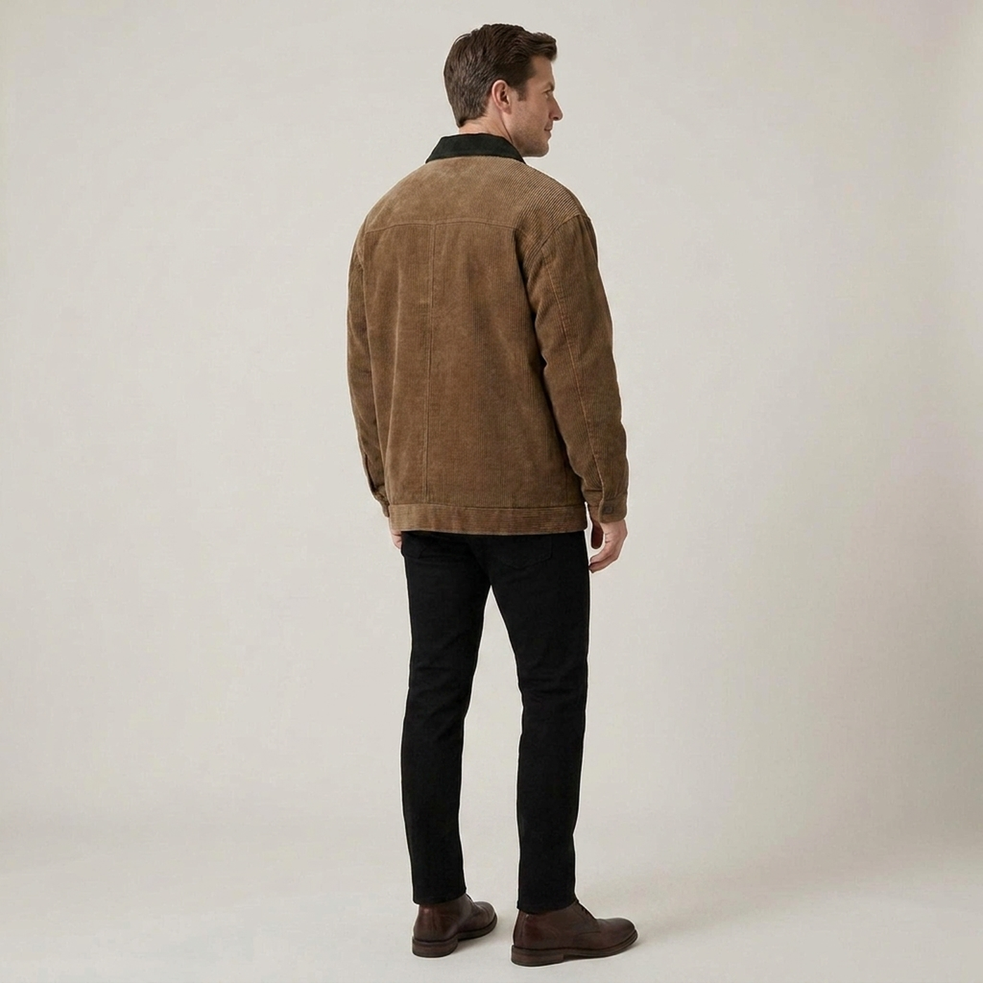 PLUXSTYLE::numise::mens-relaxed-bomber-parka::back