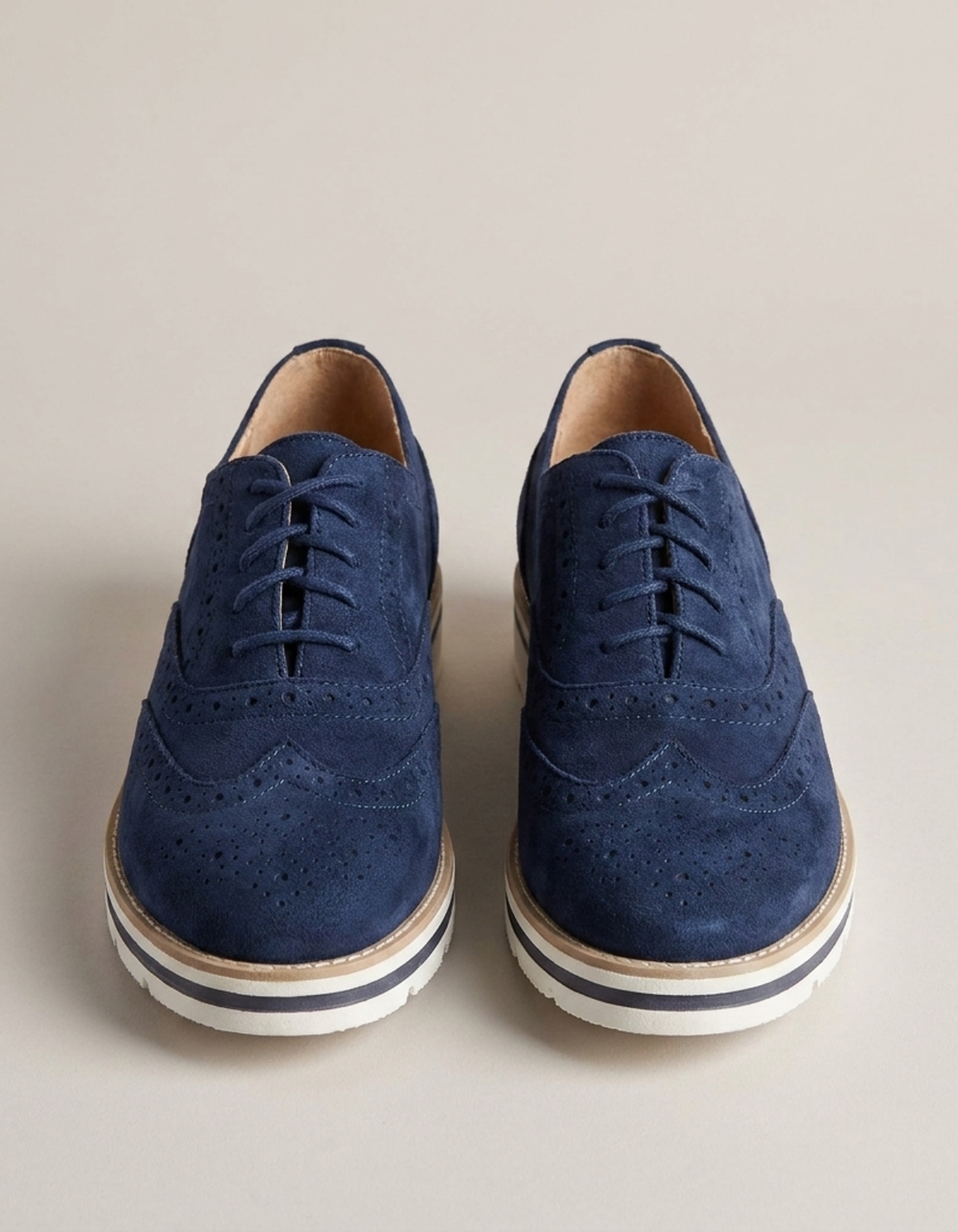 PLUXSTYLE::numise::wingtip-platform-oxford-shoes::pack-blue