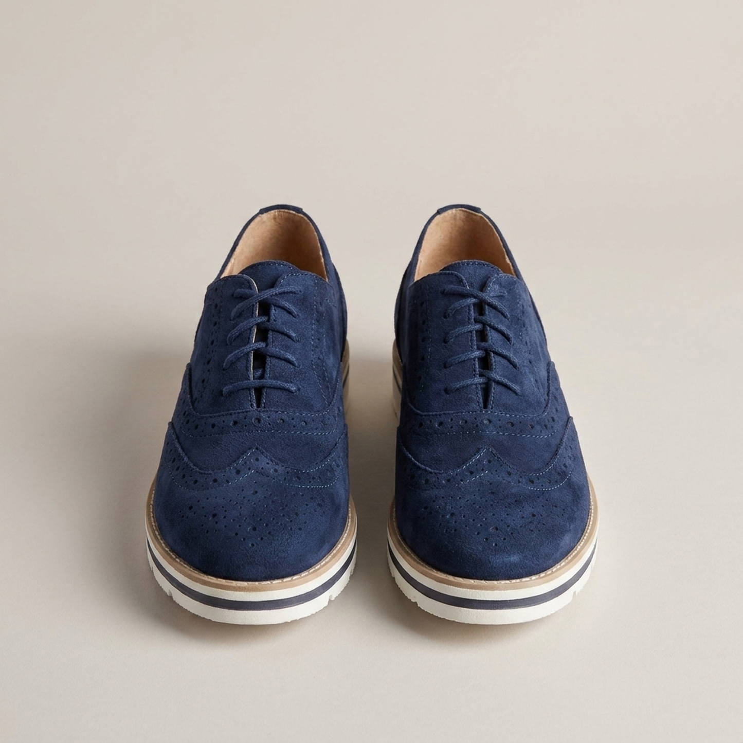 PLUXSTYLE::numise::wingtip-platform-oxford-shoes::pack-blue