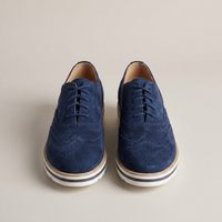 PLUXSTYLE::numise::wingtip-platform-oxford-shoes::pack-blue